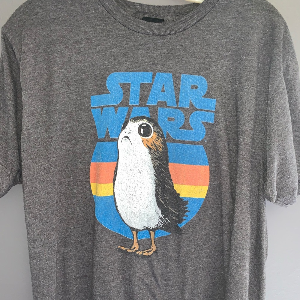 Star wars men’s Porg t shirt. Large.